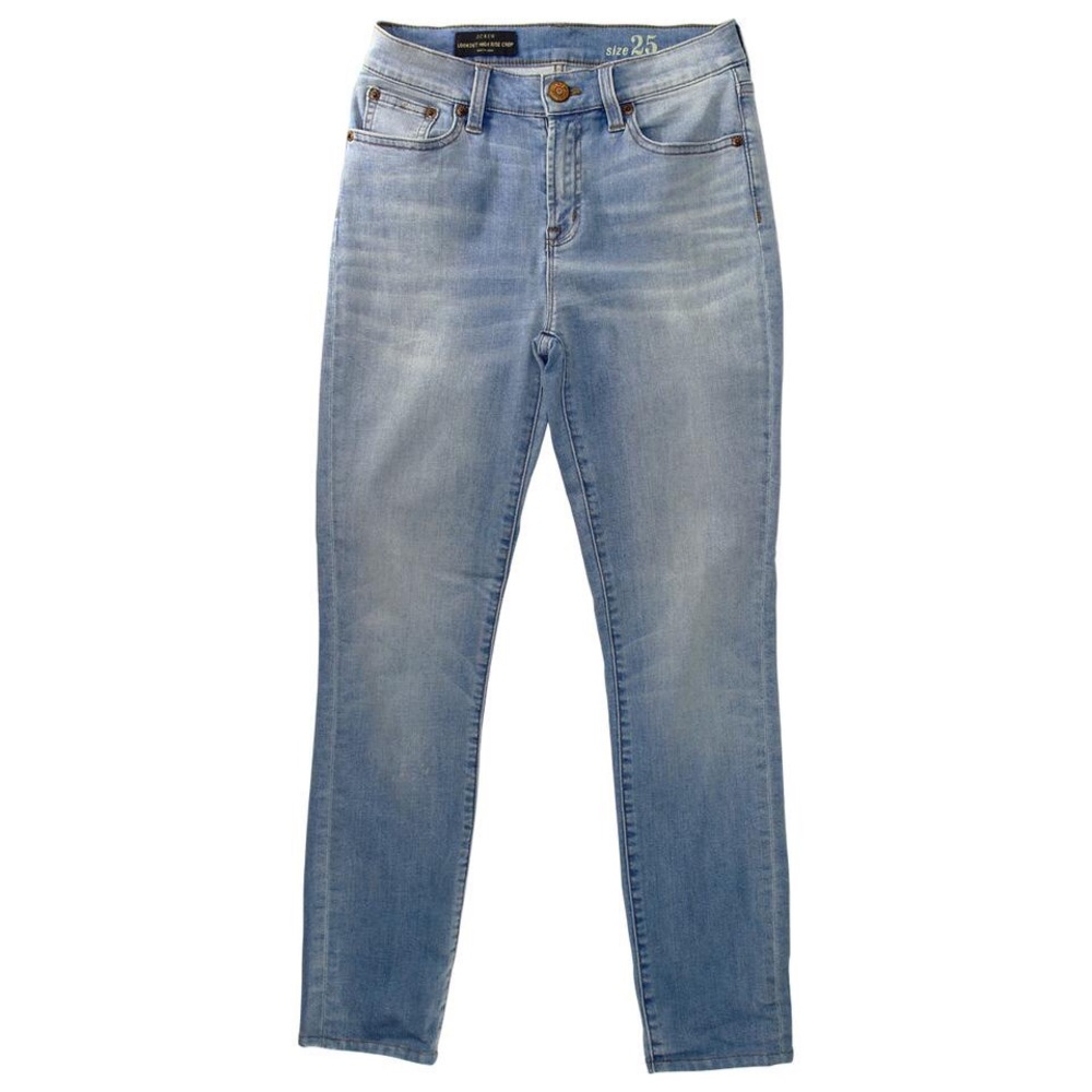 J. Crew Lookout Crop, Size 25, Light Wash